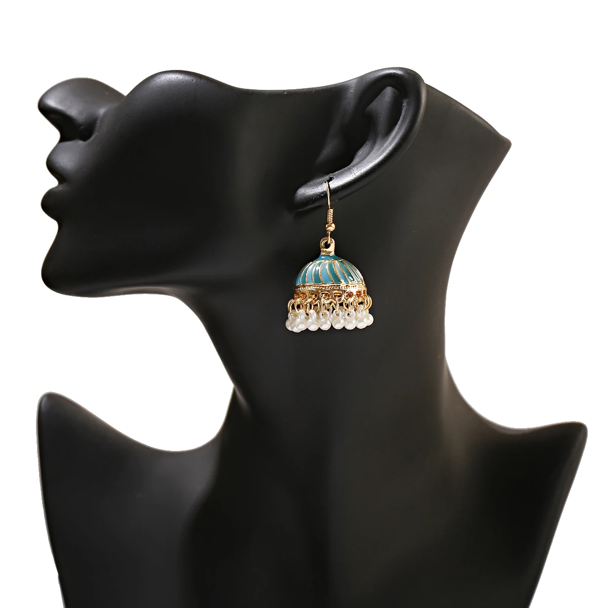 Gypsy Bell Visijo Uhani Za Ženske, Nakit Pearl Vintage Uhane Indijski Jhumka 2021 Trend Pierce Uho Obroči Za Dekle Pendientes