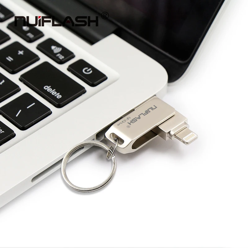 USB Flash Disk Za iPhone X/8/7/7 Plus/6/6s/5/MP/ipad 2 V 1 Pen Drive Pomnilniški Ključek 16GB 32GB 64GB 128GB kovinski Pendrive usb 2.0