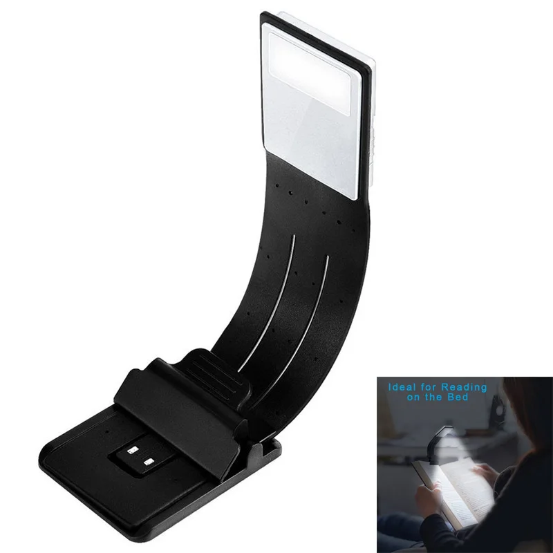 Prenosna LED Branje Knjige Svetlobe S Snemljivo Prilagodljiv Posnetek USB Polnilna Svetilka Za Kindle Bralce eBook