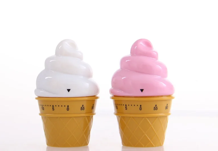 Ice Cream Mehanske Kuhinjski Timer za Kuhanje Odštevalnik časa Ura Kuhinjski Pripomočki Orodje Olje-dokazilo Nepremočljiva Kuhamo Orodje