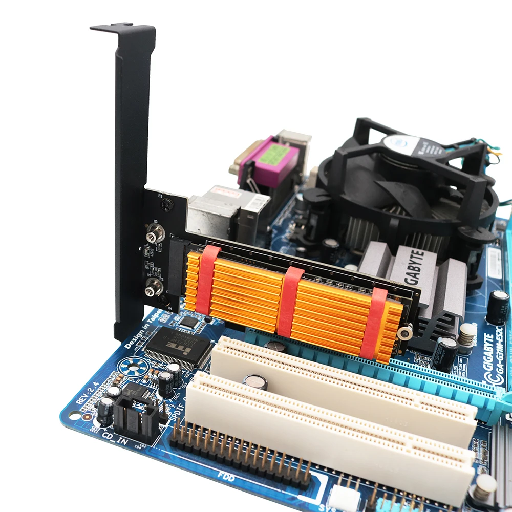 PCI Express 3.0 x4 na M. 2 NVMe SSD M2 PCIE Riser Card PCIE za M2 Adapter za 2242-2280 M2 SSD + Low Profile Bracket M. 2 Heatsink