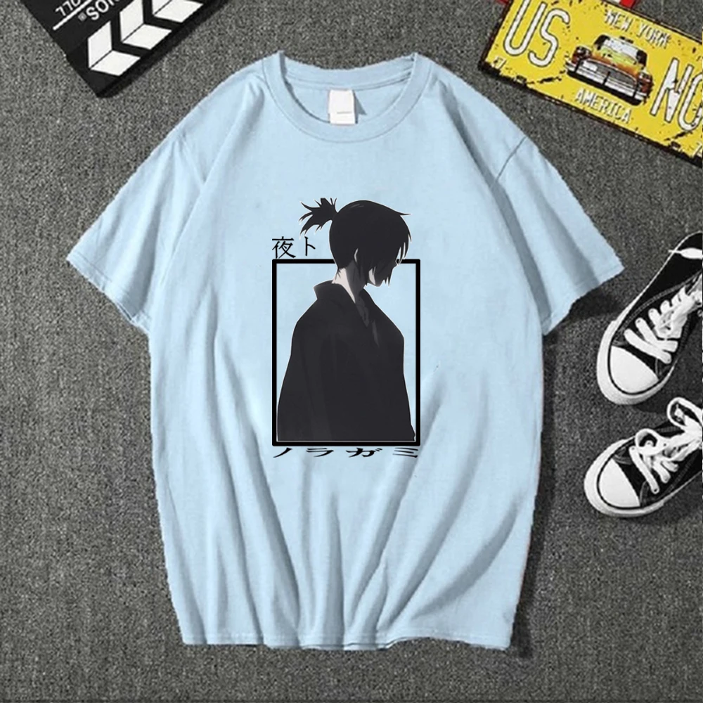 Vroče Anime Noragami Yato T-shirt Krog Vratu Kratek Rokav Priložnostne Človek Krpo