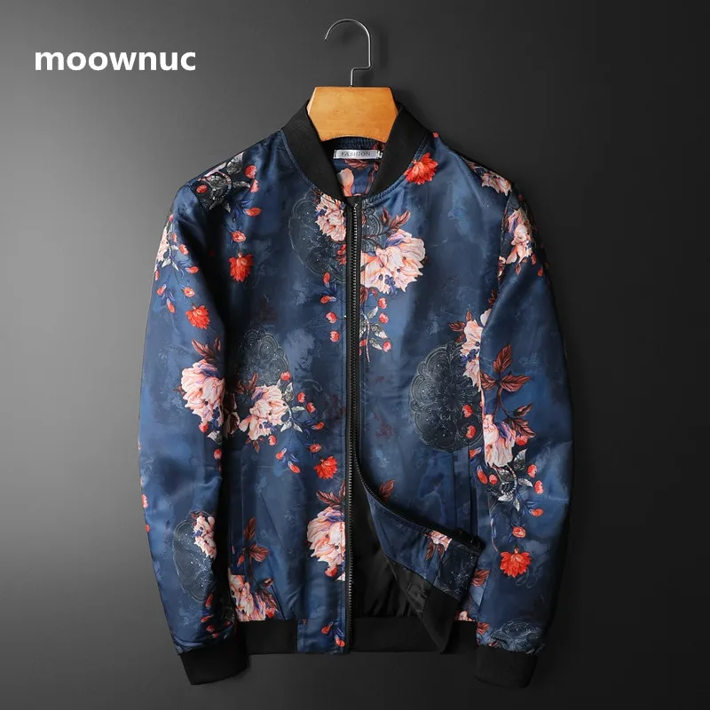 2021 spomladi in Jeseni Moške priložnostne coats visoke kakovosti jakno za moške,Modni barvi cvetov jakne, moške velikosti M-5XL JK019
