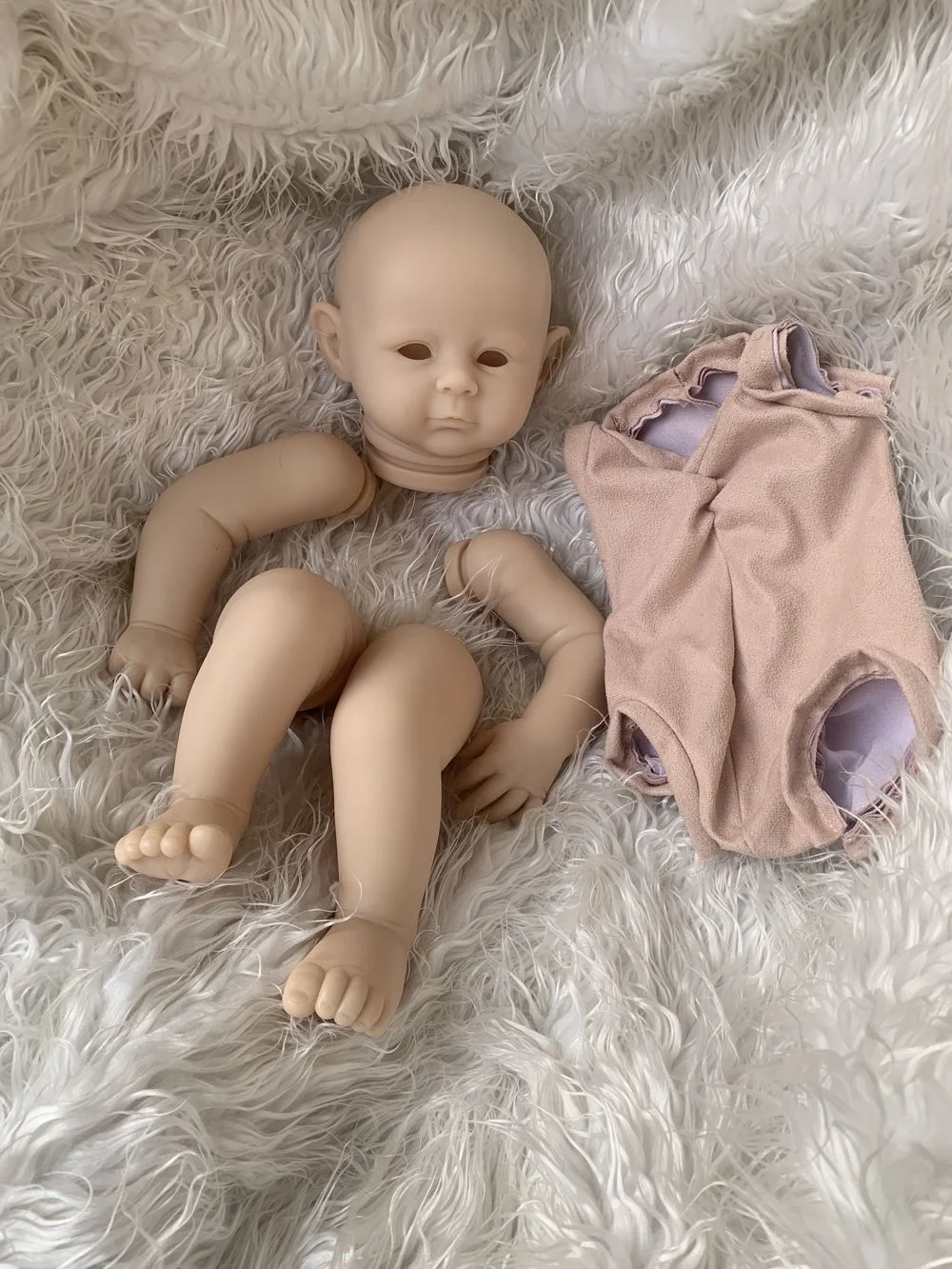 Prerojeni Kit 22 Cm Realne Baby Doll Kit Archie Unpainted Nedokončane Lutka Deli Bonecas Bebe DIY Prazno Lutka Kit