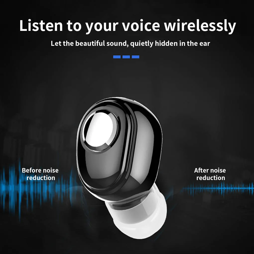 Mini Brezžična Bluetooth Slušalke V5.0 Stereo in-ear Slušalke z Mikrofonom Šport Teče Čepkov Slušalke za Samsung Huawei Xiaomi