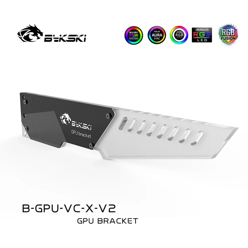 Bykski Akril Horizental GPU Nosilec VGA Imetnik A-RGB Video Kartica Podpora AURA Sinhronizacijo PC MOD Prilagodite Vode, Hladilnik B-GPU-VC-X-V2