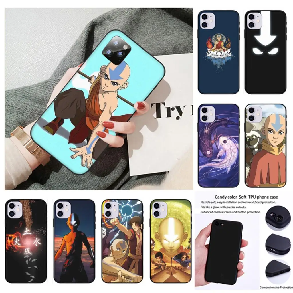 Girly Avatar The Last Airbender Mobilne Telefonije Primeru Za Iphone 7 8 Plus X Xs Max Xr 11 12 Mini Pro Max