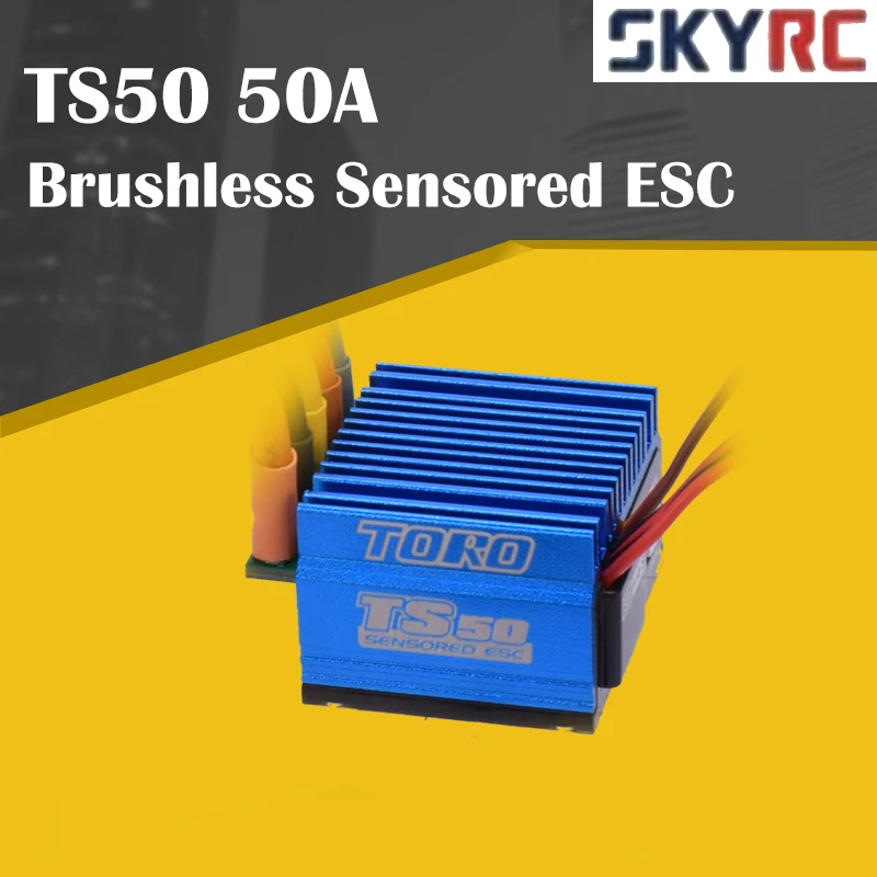SkyRC TS50 50A Brushless Sensored ESC s 6V/2A BEC Podporo Senzor Sensorless Brushless Motor za 1/10 Touring Car in otroški Voziček