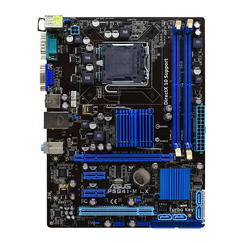 P5G41-M LX Za Asus SocketLGA 775 Intel ICH7 Desktop Motherboard DDR2 RAM Pomnilnika USB 2.0, Micro ATX Uporabljajo RAČUNALNIŠKE matične plošče, Uporabljajo