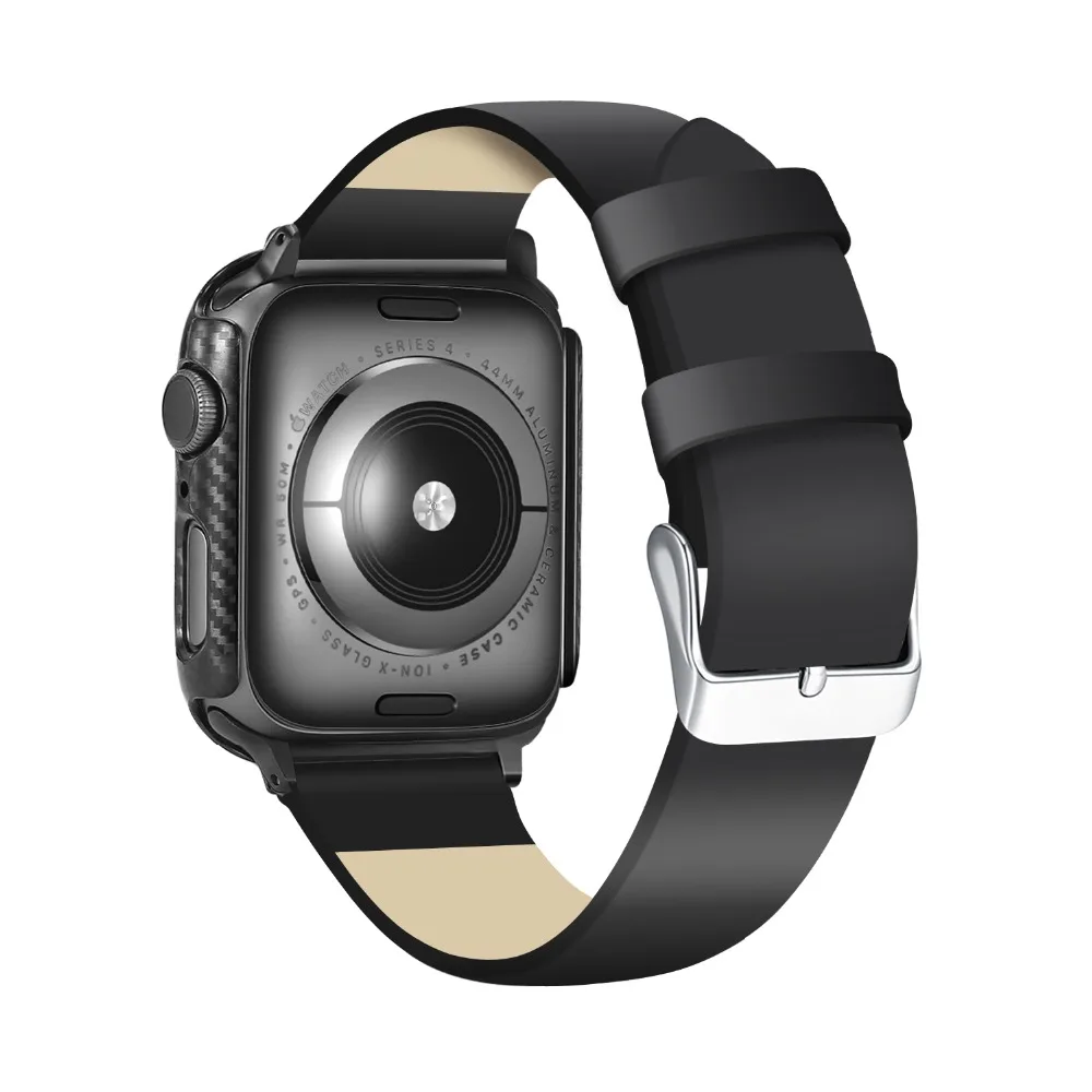 Cover Za Apple watch primeru, 44 mm 40 mm iWatch 42mm 38 mm Ogljikovih vlaken Zaščitnik Odbijača Apple watch series 3 4 5 6 SE Dodatki