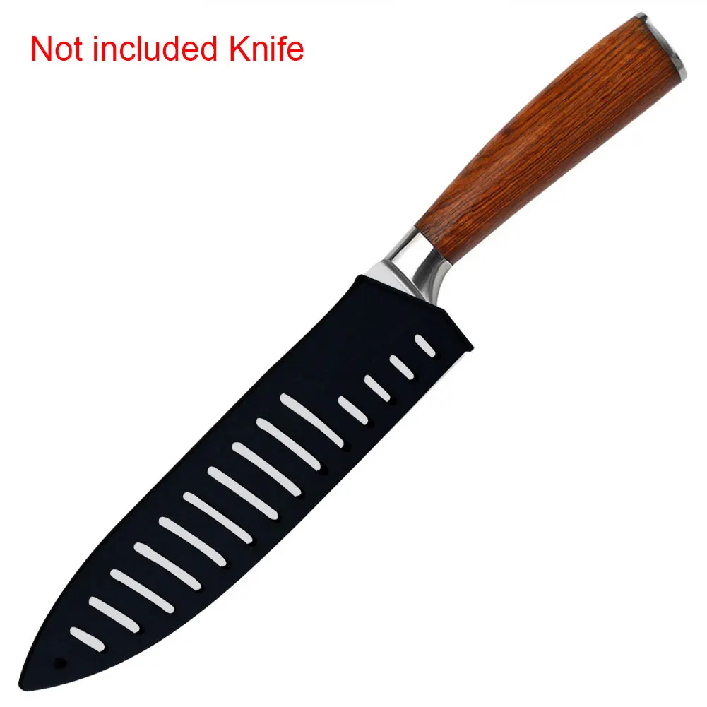 Kuhinja Utensil Nož Kritje Protector Za 8 Inch Stražar Primeru Plastičnih Praktično Trajno Za Nož Rezilo Tulec Black Doma Dobave