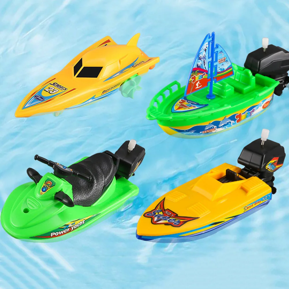 Hitrost Čoln, Ladja Igrače Interaktivni Vodni Curek Plaži Igrača Float Vode Klasičnih Navijanje Planu Fant Tuš Kopalna Kad Igrača