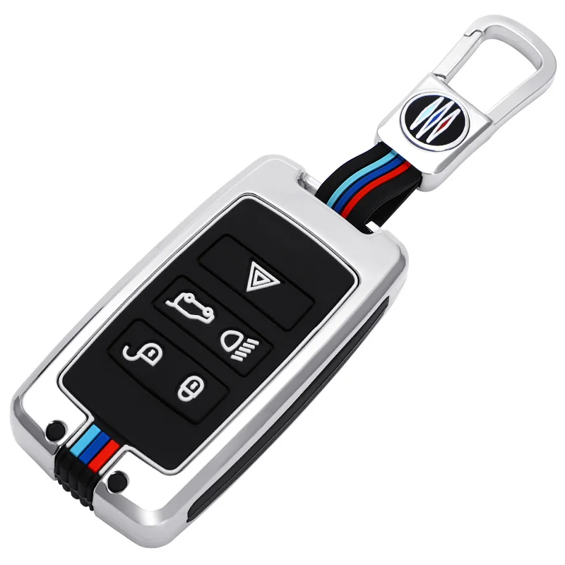 Cinkove Zlitine Avto Daljinsko Primeru Zaščitnik FobCover Keychain Za Zemljišča, ki so Range Rover Discovery 4 LR4 Jaguar E-Tempo XF XJL XK XE Smart Key