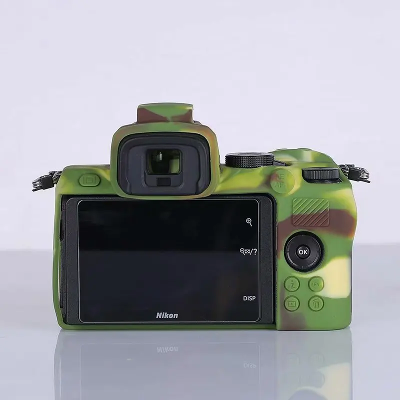 Lepo Mehko DSLR Fotoaparat Torba Silikona Primeru Gume Fotoaparat ohišje za Nikon Z50