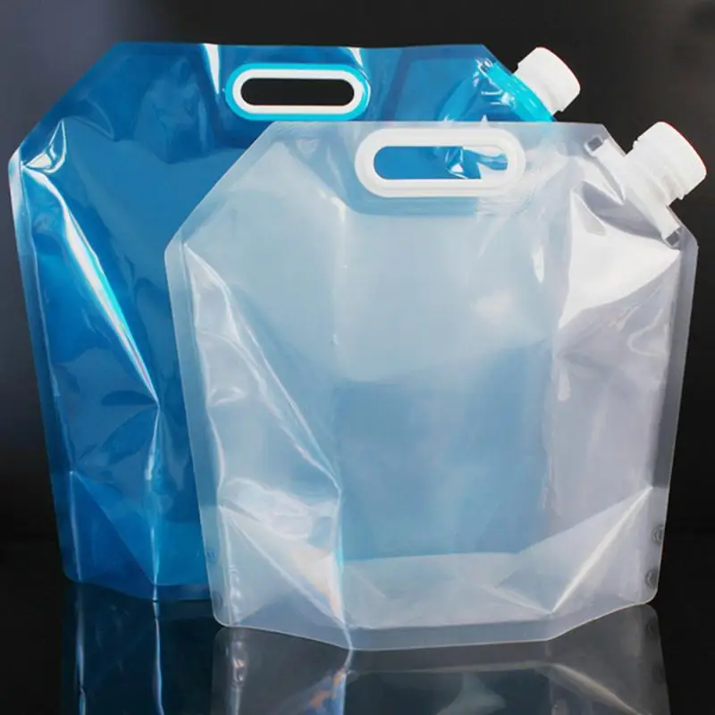 Vode Rezervoar Vode Mehurja Hydration Pack Vrečko za Shranjevanje PE 5L Vode Vrečko Prenosna Zložljiva Shranjevanje Vode Dvižni Vrečko