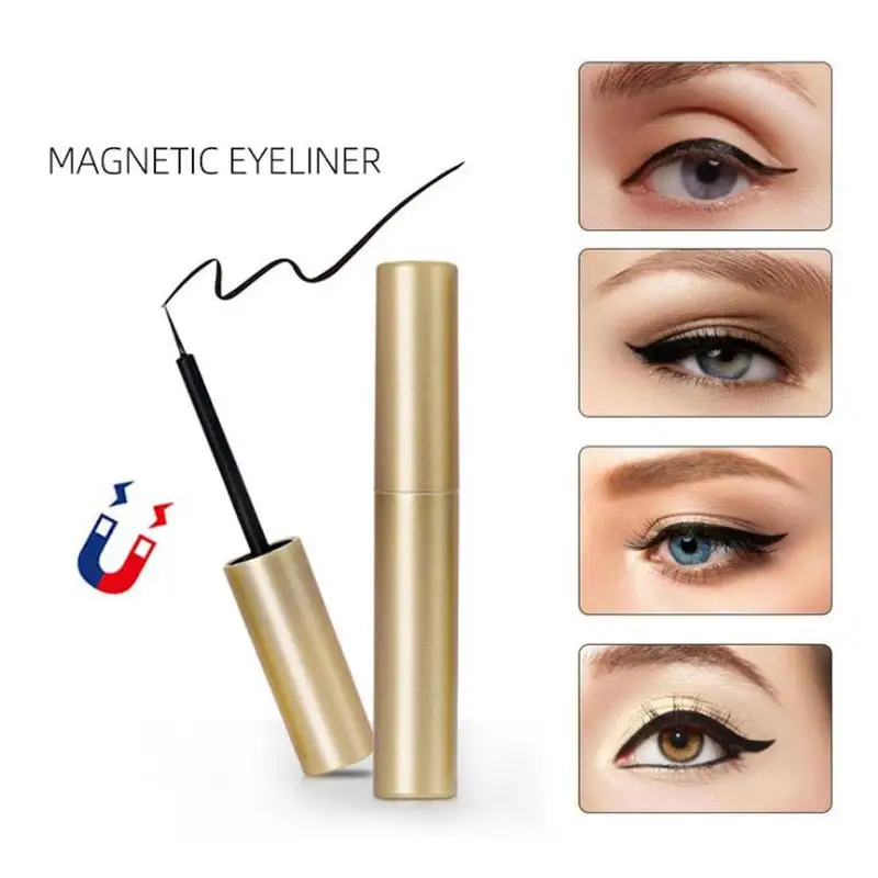 Magnetni Tekoči Eyeliner Nepremočljiva Naravnih Enostavno Nositi Ličila Orodje Magnet Eyeliner Razširitev Nastavi Dropshipping