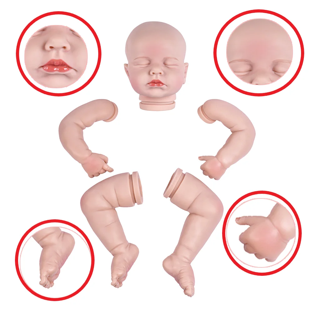 ADFO - 20 Cm LouLou Naslikal DIY Prazno Kompleti Prerojeni Baby Doll Veren Vinil Presenečenje za materinski Dan Darilo Lutke Za Dekleta LOL