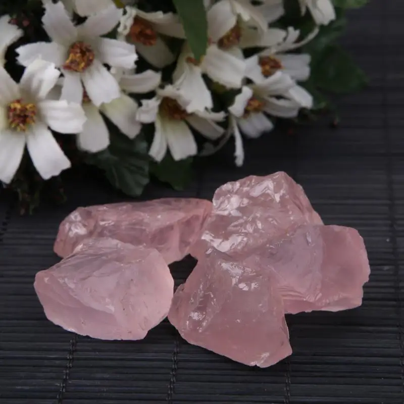 100 g Naravnih Pink Rose Quartz Kristal, Kamen Zdravljenja Vzorcu DIY Dekor
