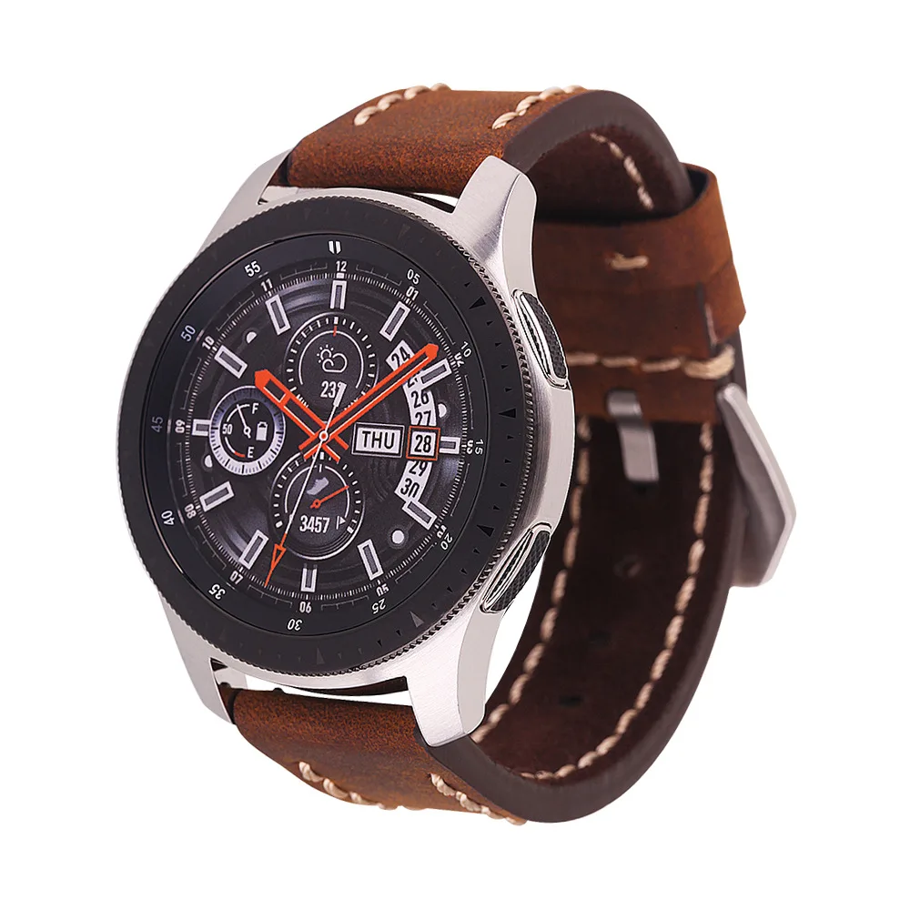 Pazi Pribor Watchband Univerzalno Retro Bown Black Pravega Usnja Watch Trak 20 mm 22 mm 24 mm Watch Band