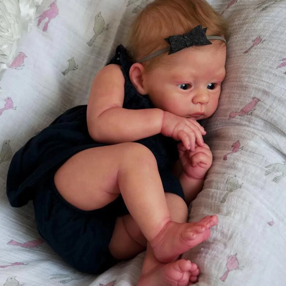 HoomaiReborn Baby Doll 20 Centimetrov Veren Newborn Baby Vinil Unpainted Nedokončane Lutka Deli DIY Prazno Lutka Kit