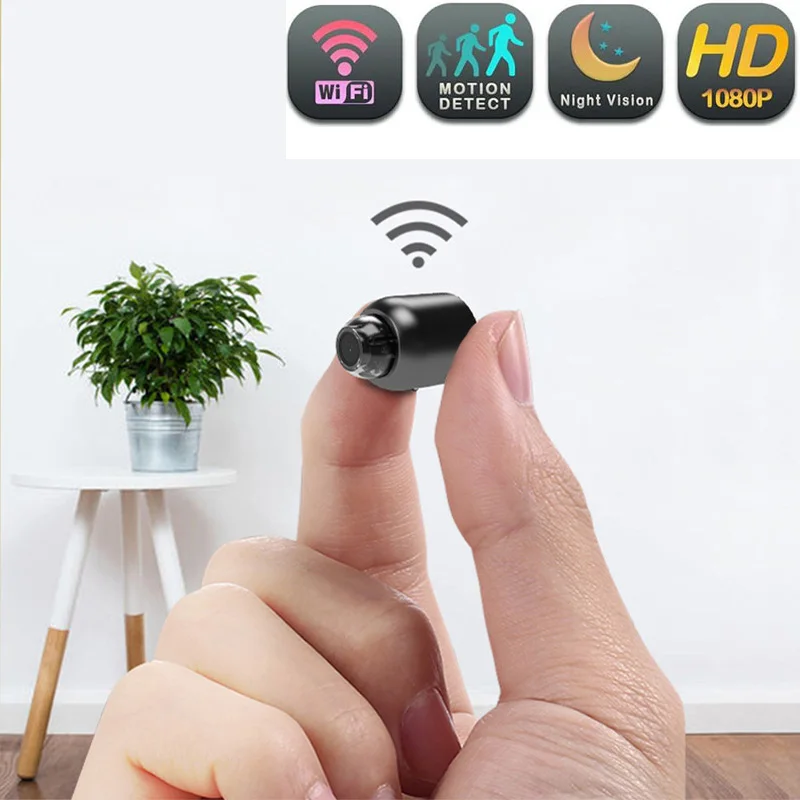 Mini WiFi Kamera Brezžična Video Snemalnik HD 1080P Bluetooth Daljinski upravljalnik Za Fotoaparat espion WiFi spy Kamera IP Notranja Varnost