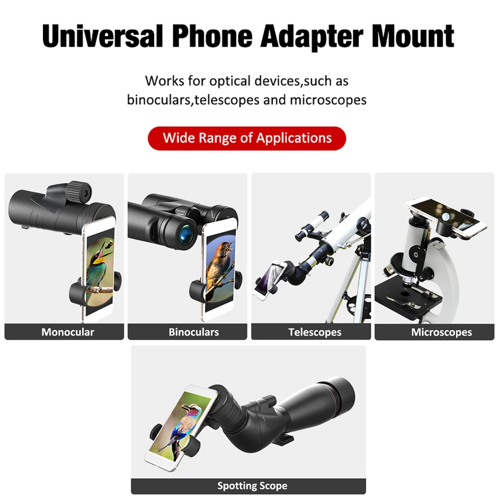 Telefon Mount Adapter Telefon Posnetek Hitro Gori Držalo z Nastavljiv Posnetek z Pametni Telefon za Fotografiranjem&Izdelava Video