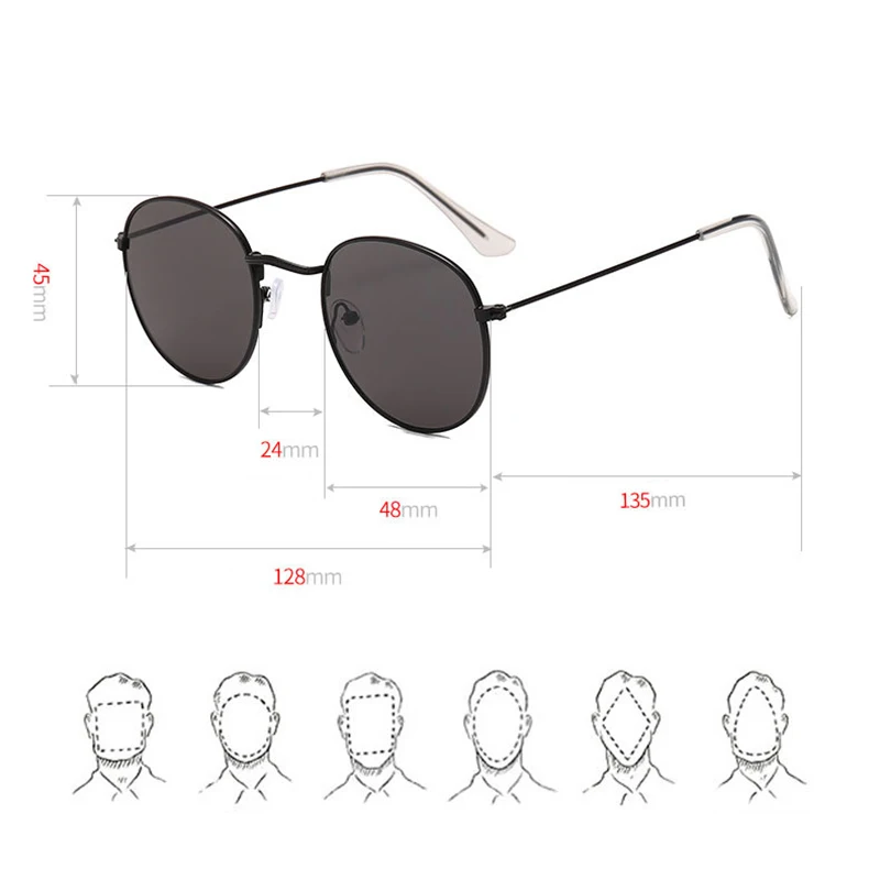 LeonLion 2021 Mala Okrogla Sončna Očala Ženske/Moške Blagovne Znamke Oblikovalec Očala Ženske Visoke Kakovosti Ogledalo Sončna Očala Letnik Oculos