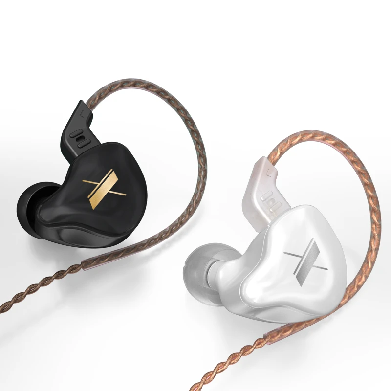 KZ EDX 1DD 10 mm Kompozitni Magnetni Dinamičnega Voznika Hi-fi in-Ear Slušalke IEM s Snemljivo 0,75 mm 2 Pin Kabel
