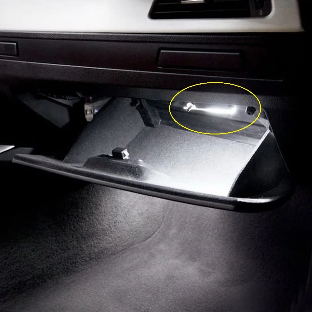 1Pcs 18SMD Led Footwell Prtljage Trunk Notranje Luči Škatle za Rokavice Lučka Brez Napake za BMW X5 E46 E39 E84 E91 E92 E53 F10 F01 F02