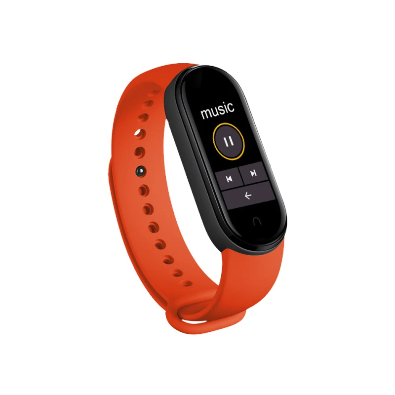 M6 Pametna Zapestnica Watch Fitnes Tracker Srčni utrip, Krvni Tlak Zaslon Barvni Zaslon IP67 Nepremočljiva Za Mobilni Telefon