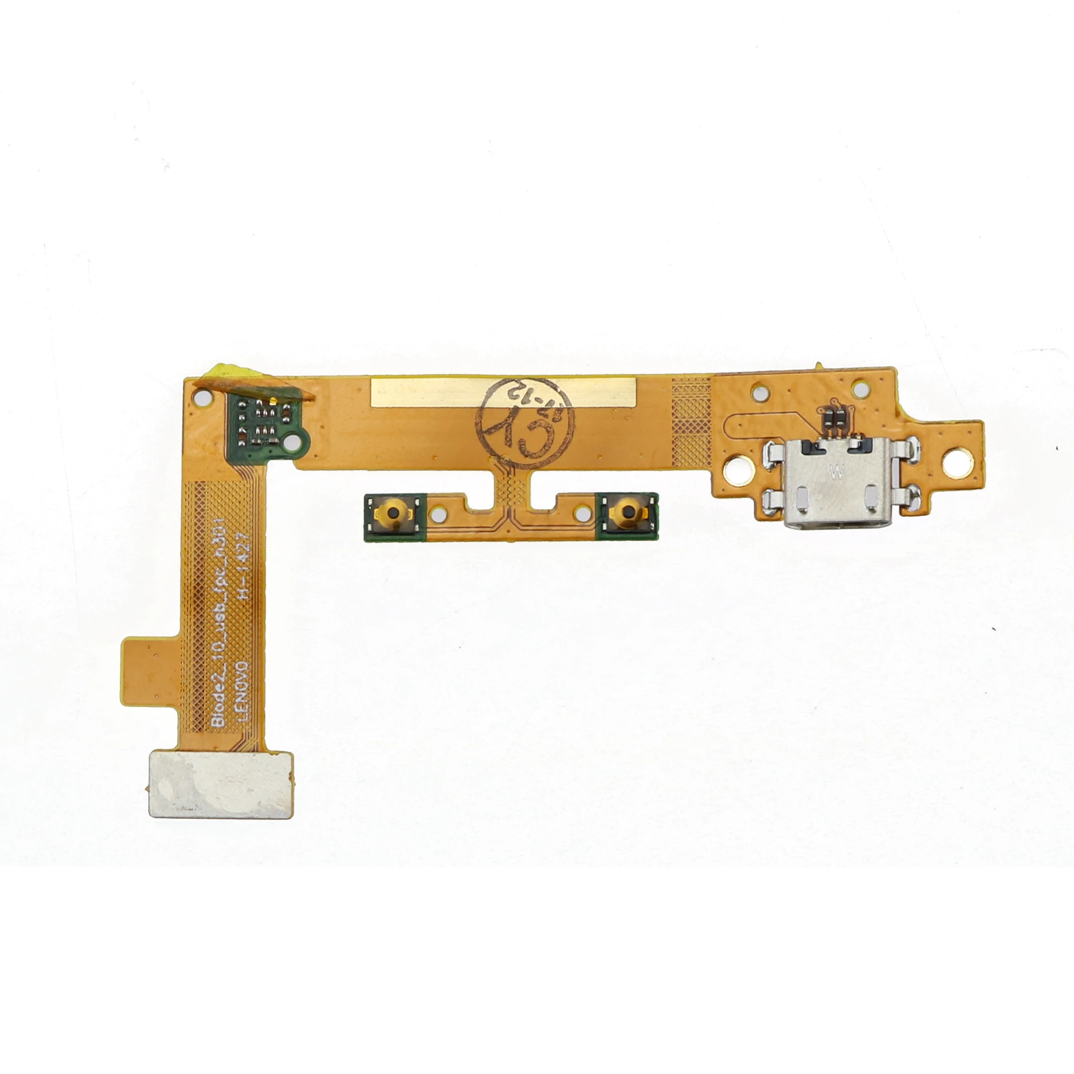 YuXi Mikro-USB Polnilnik Priključek Odbor USB Polnjenje Dock Vmesnik Band Flex Kabel Za Lenovo Yoga Tablete 2 1050 1050F