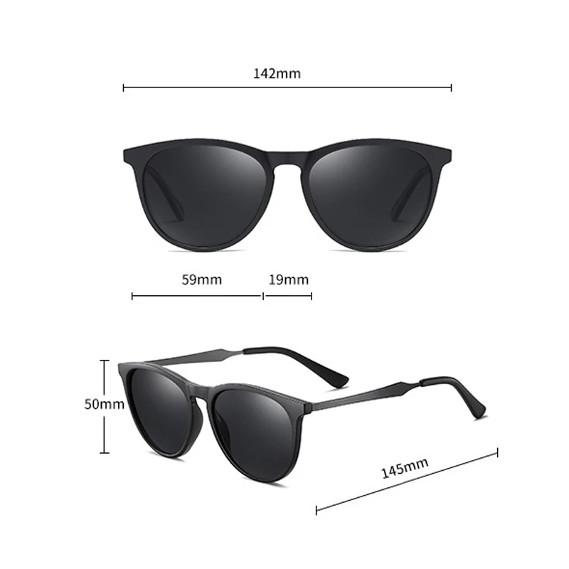 2020 AOZE blagovne znamke Zlitine moda polarizirana očala UV400 moški ogledalo ženska sončna očala za moške sončna očala