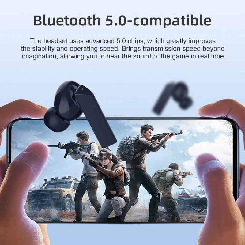Lenovo N717 Bluetooth-združljive Slušalke Brezžične Stereo Slušalke Čepkov V Uho Za Samsung Huawei Vse Telefonske Slušalke