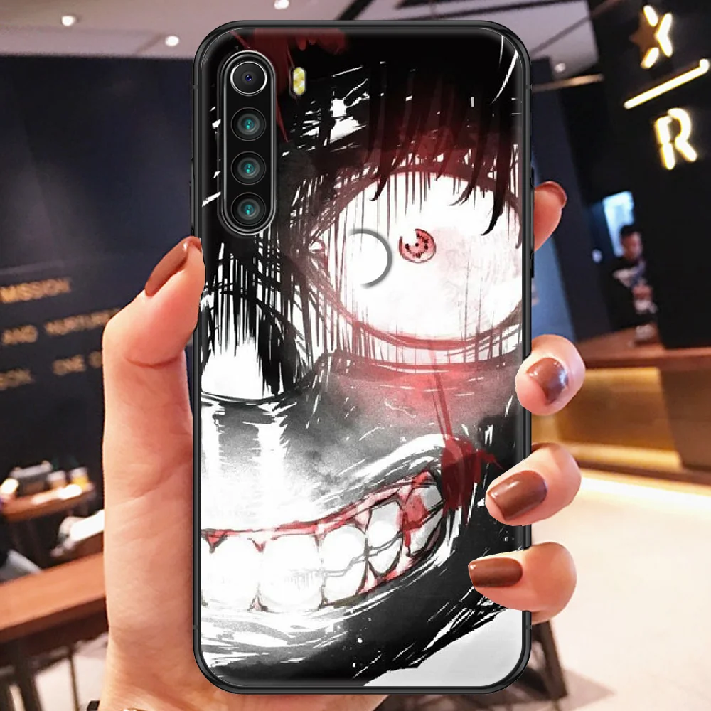 Tokio Ghoul Kaneki Ken Anime primeru Telefon Za Xiaomi Redmi Opomba 7 7A 8 8T 9 9A 9, 10 K30 Pro Ultra black slikarstvo celice pokrov