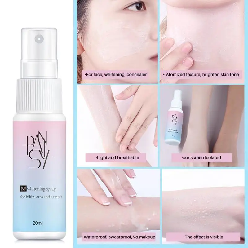 20ml BB Kreme za Beljenje Spray Vlažilne Osvežujoča Krema za Kožo Obraza Ličila Leni Prenosni Lepota Kozmetika TSLM1
