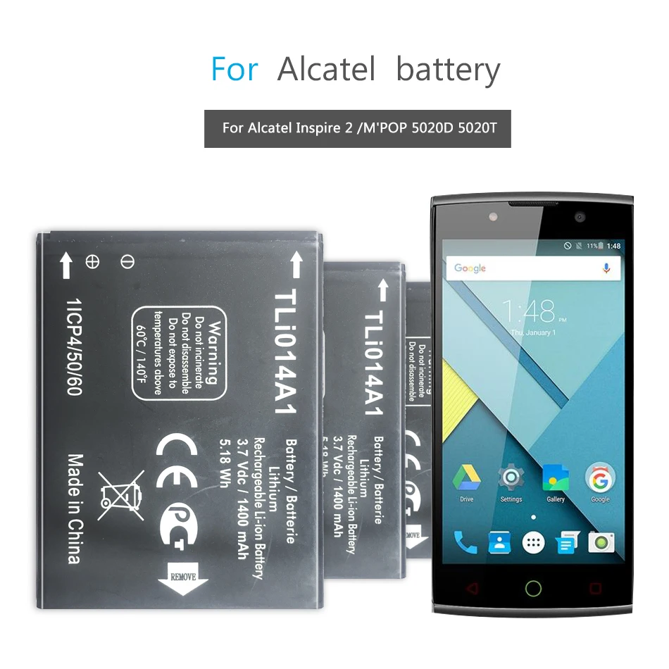 Mobilni Telefon Baterije Alcatel one touch Fire 4012 4012A 4012X Pixi 3 4.5