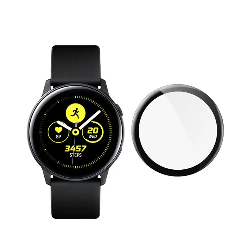 1Set Mehko Zaščitno folijo Prozorno Kaljeno Steklo Film Screen Protector for Samsung Galaxy Watch AKTIVNO Watchband Dodatki