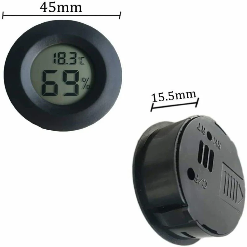1PC 2 V 1 Termometer, Higrometer Mini Digitalni LCD Temperatura Vlažnost Meter Detektor Gospodinjski Termometri Za Domači Kuhinji
