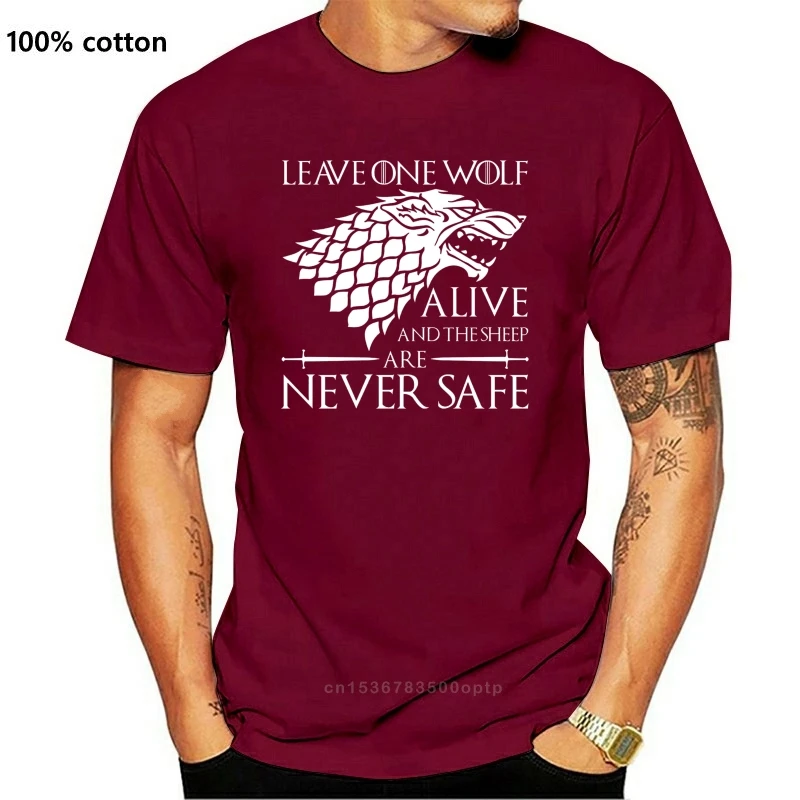Pustite En Volk Živ in Ovce Niso Nikoli Safe T-Shirt Najnovejši 2018 Moške Mode O Neck Majica Plus Velikost Tee Majice