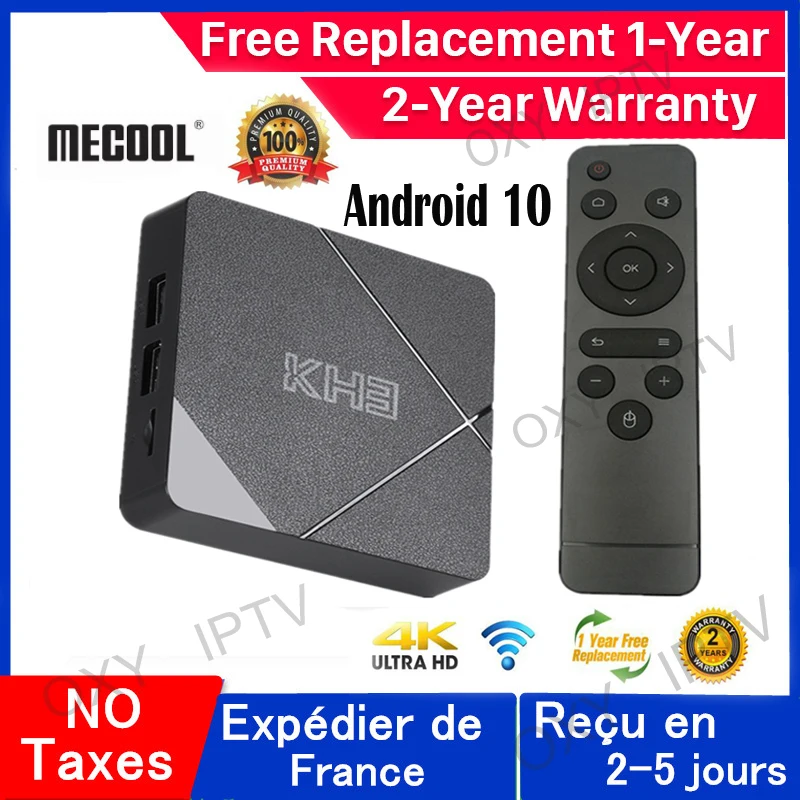 Mecool KH3 Smart iptv Polje Android 10 Allwinner H313 Quad Core 2 G 16 G Media Player podporo smart tv KH3 smart ip tv set top box