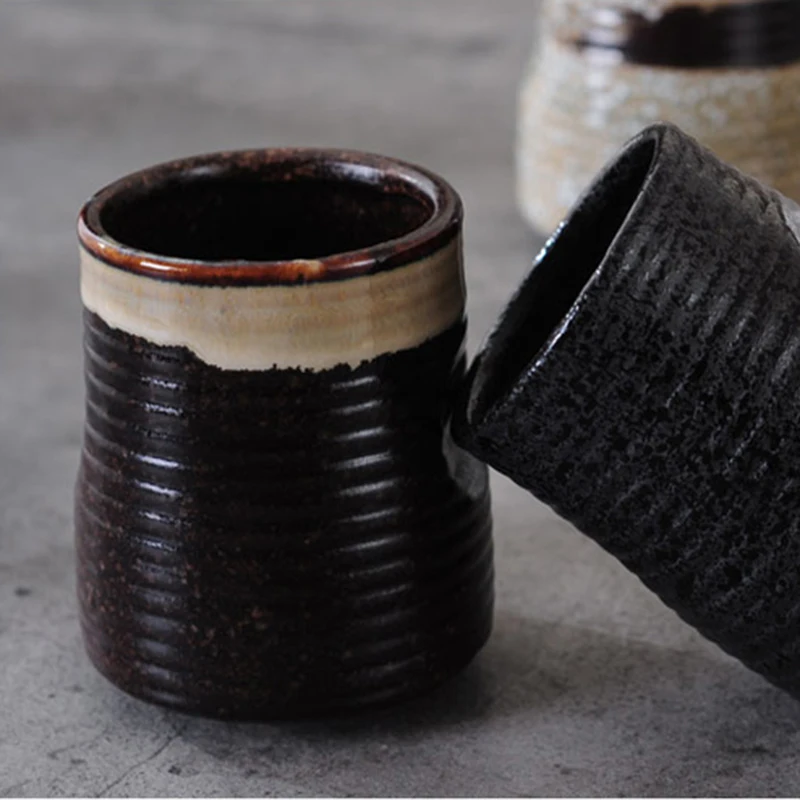 Japonski Slog, Namizna, Keramična Teacup Vode Pokal Lončenina Keramike, Ročno poslikano Kungfu Teacup Kuhinje Drinkware