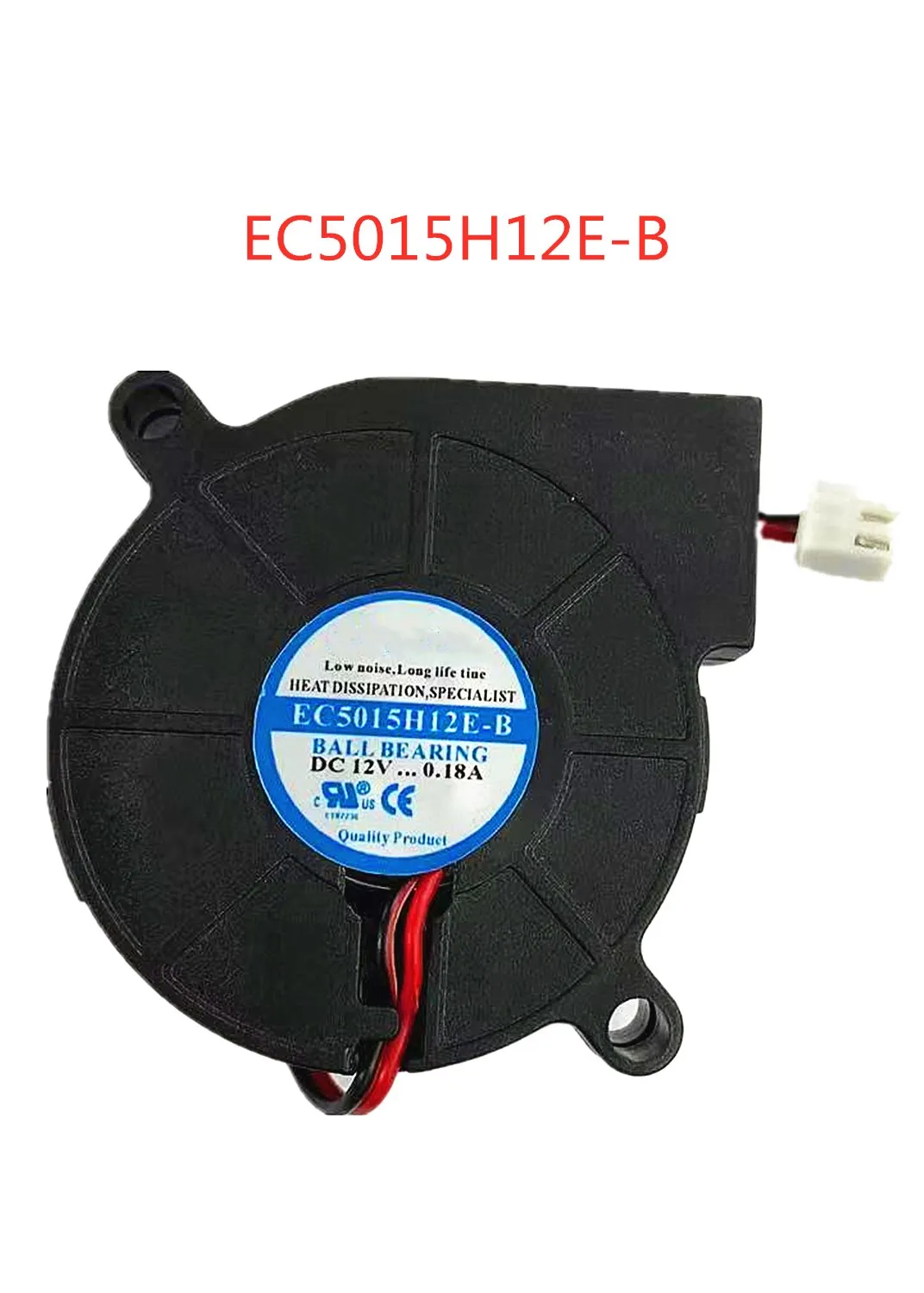 Za Emacro Za EVERFLOW EC5015H12E-B DC 12V 0.18 2-žice Strežnik Hladilni Ventilator