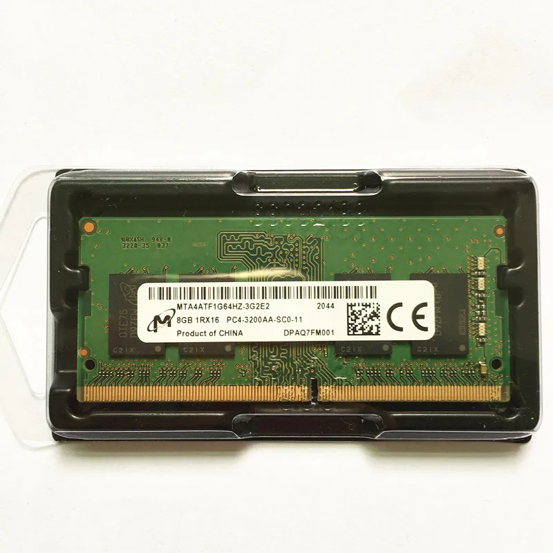 Micron ddr4 3200 8gb ram 8GB 1RX16 PC4-3200AA-SCO-11 DDR4 8GB 3200MHz Laptop memory
