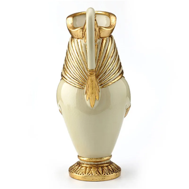 Egipt Faraon Retro Keramike Vaza Kreativno Dnevno Sobo, Namizni Cvetlični Aranžma Cvetlični Lonček Okraski X2196