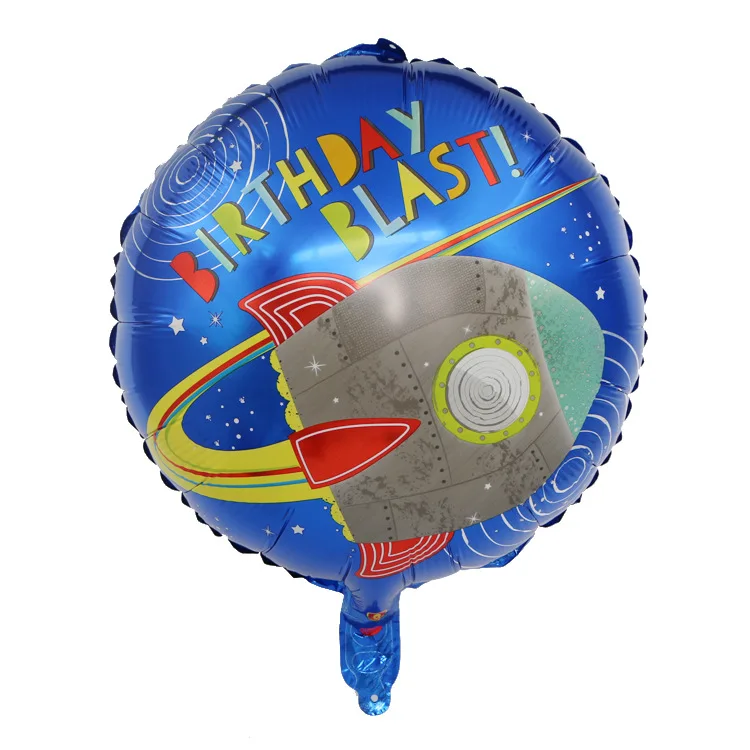 Astronavt balon vesoljski raketni astronavt otrok rojstni dan sci-fi temo stranki dekoracijo aluminija folija balon na debelo