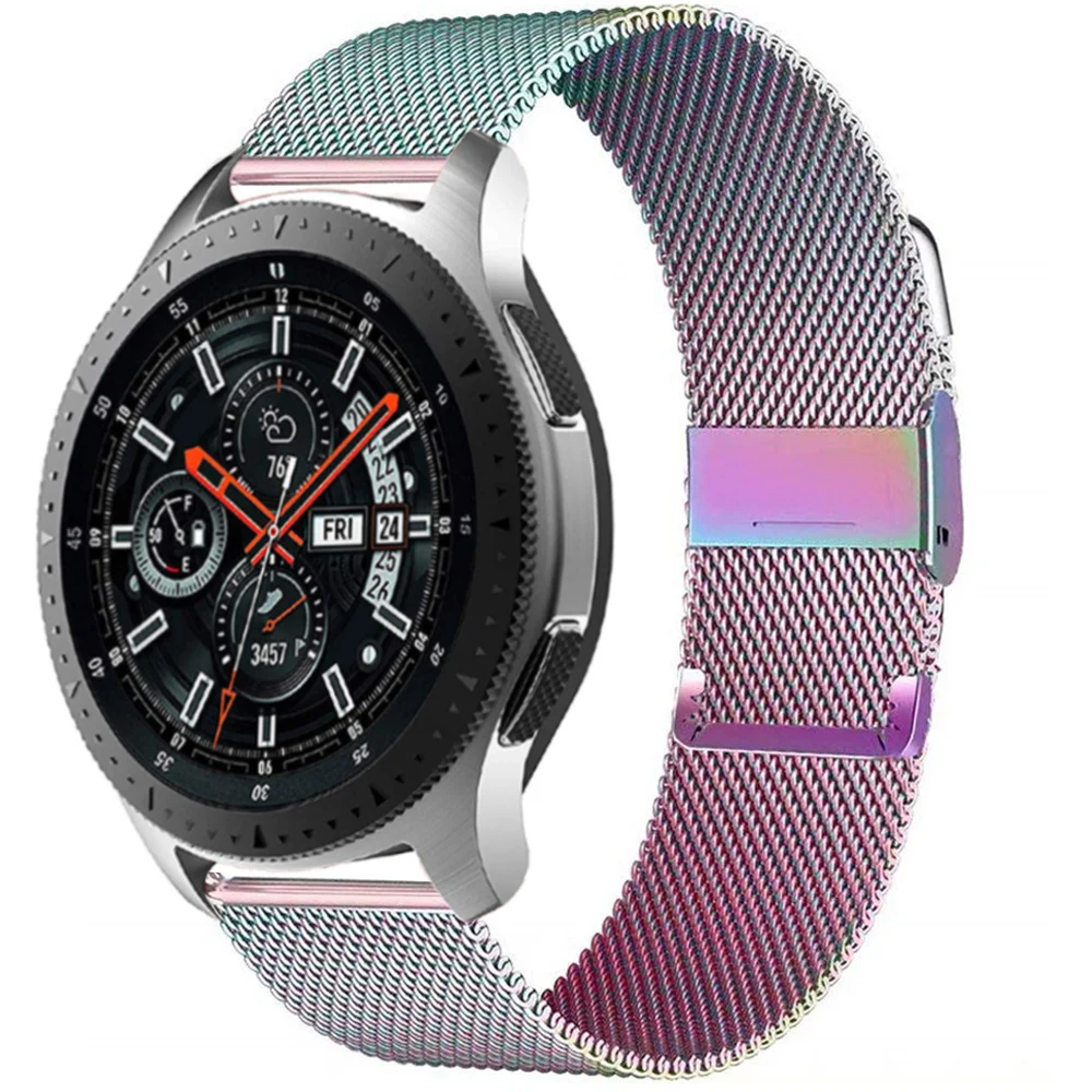 Milanese trak Huawei watch GT 2-2e-Pro zapestnica Za Samsung Galaxy watch 3 45mm/46mm/42mm/Aktivna 2 44 mm 40 mm 20 mm/22 mm Band s3