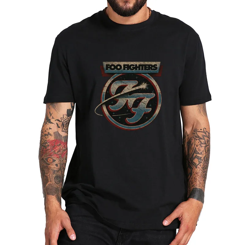 Foo Fighters T-Shirt Ameriški Rock Bend Tshirt Bombaž Udobno Visoke Kakovosti Premium Tee Vrhovi Spusti Ladje