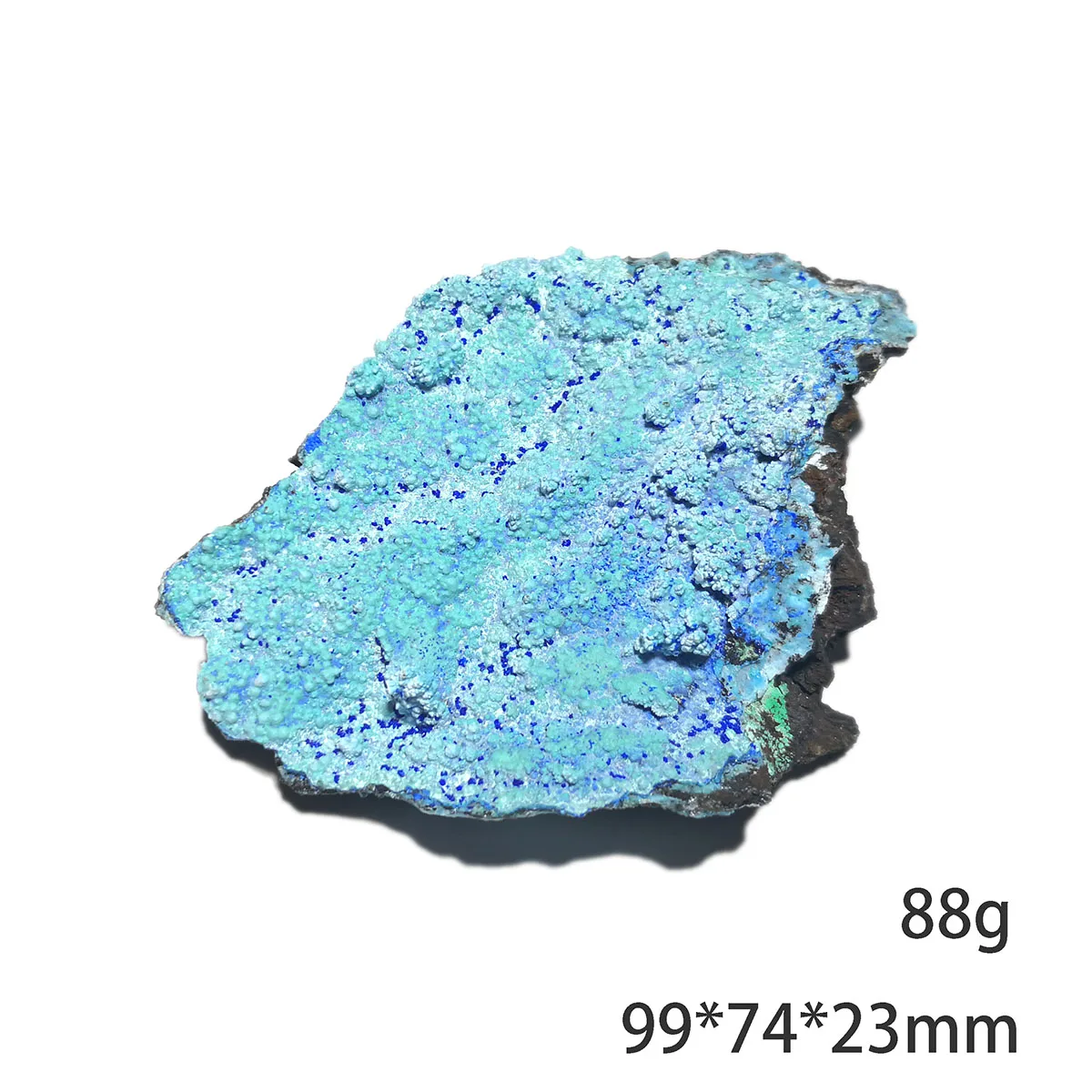 88g B4-1 Naravnega Kamna Gibbsite Azurite Mineralnih Kristalov Vzorcu Darilo Dekoracijo Iz Province Yunnan na Kitajskem