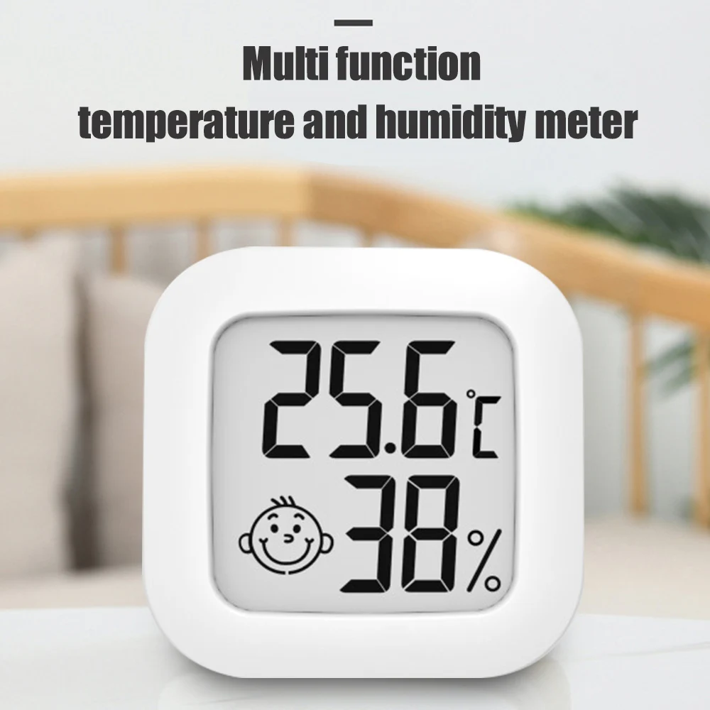 1Pcs Mini Indoor Higrometer Digitalni LCD Priročno Temperaturni Senzor Vlažnosti Merilnik Termometer Natančen Merilnik Gospodinjski Orodja