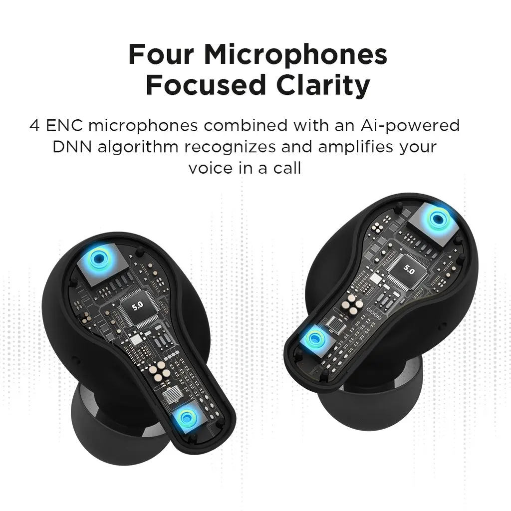 1MORE PistonBuds Tws Bluetooth Brezžične Slušalke s 4 priključek Mic ENC Slušalke 7mm Bas Slušalke V Uho Čepkov za Poco Xiaomi